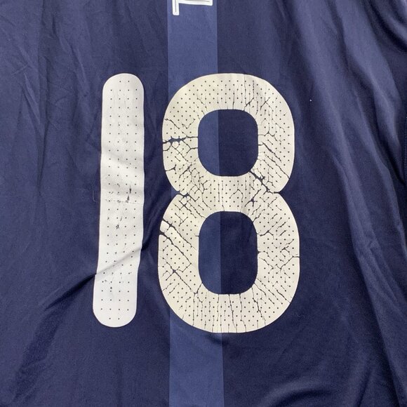 Puma Jersey Mens L Arsenal #18 Blue 16/17 Training Practice Kit Football Soccer - Picture 9 of 10